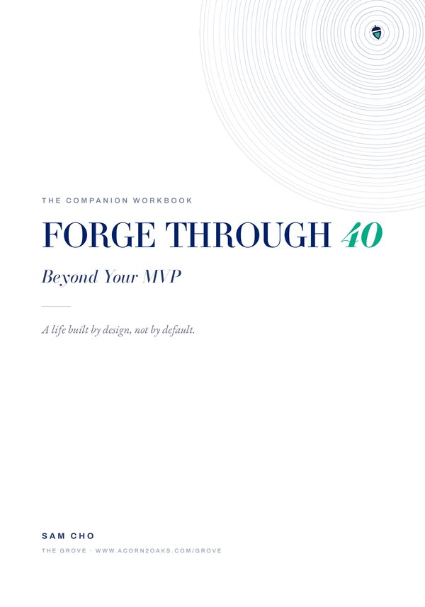 Forge Through 40: The Companion Workbook — cover